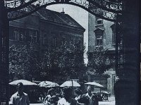 Trg Bratstva i Jedinstva kolovoz 1946. godine, pogled iz Oktogona